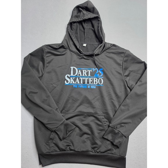 The Unbranded Brand Other - Dart Skattebo '25 Hoodie Men's Small Black Graphic Long Sleeve Kangaroo Pocket
